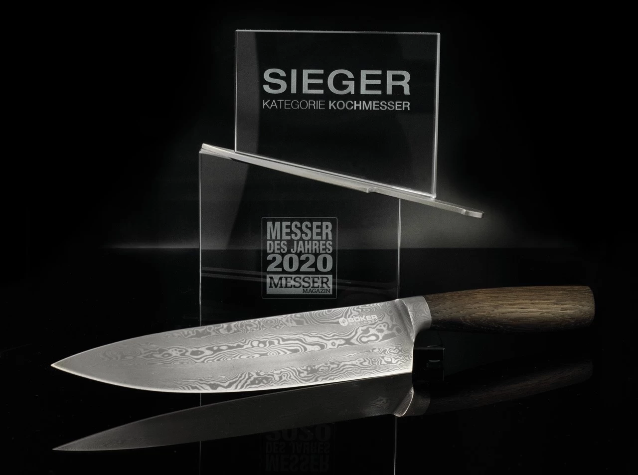 Core Damast Chefmesser 4 Core Damast Chefmesser – Bild 2