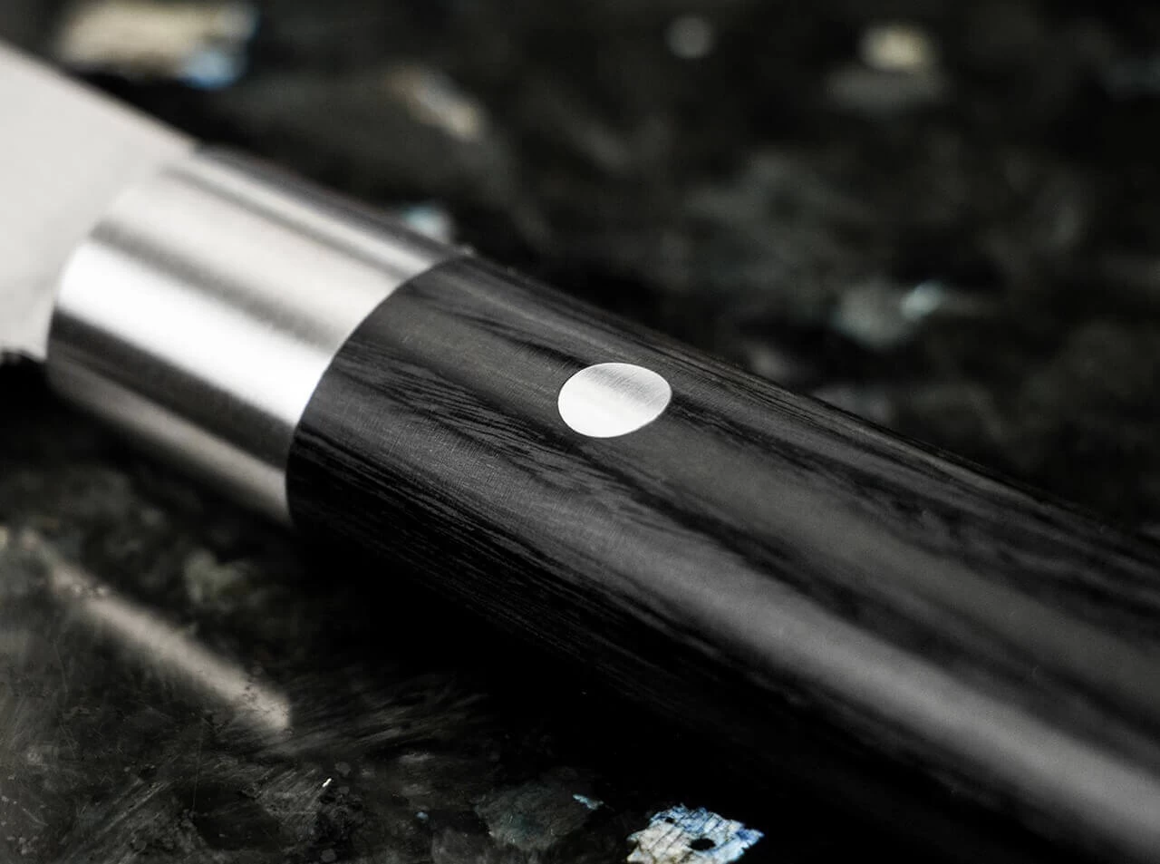 Damast Black Chefmesser Klein 6 Damast Black Chefmesser Klein – Bild 4