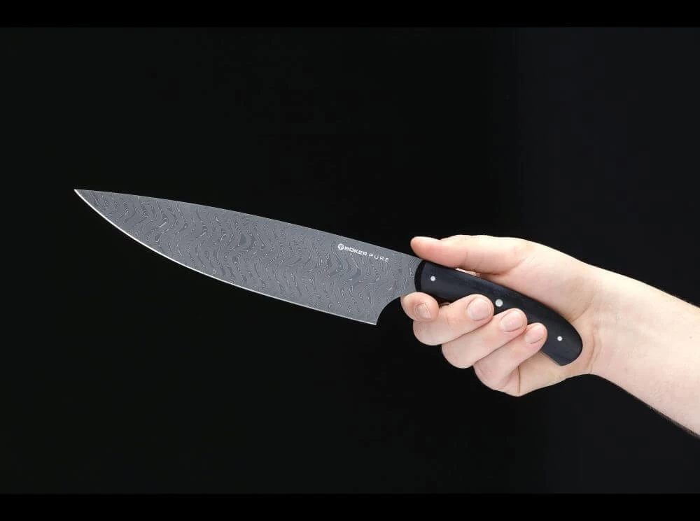 Damast Pure Chefmesser 4 Damast Pure Chefmesser – Bild 2