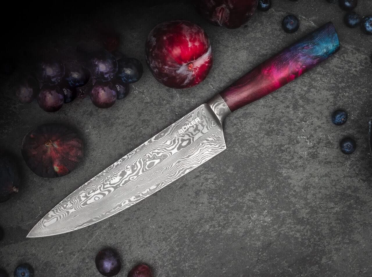 Supernova Damast Chefmesser 11 Supernova Damast Chefmesser – Bild 9
