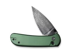 Qubit Aluminum Green Damascus -Messer Rabatt civivi qubit aluminum green damascus 01we947 3 1280x1280
