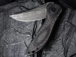 Synergy 3 Damascus G10 CF Black Trailing Point -Messer Rabatt civivi synergy 3 damascus g10 cf black trailing point 01we722dam 5 1280x1280
