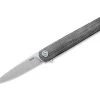 Flame Light Drop Point Micarta Black