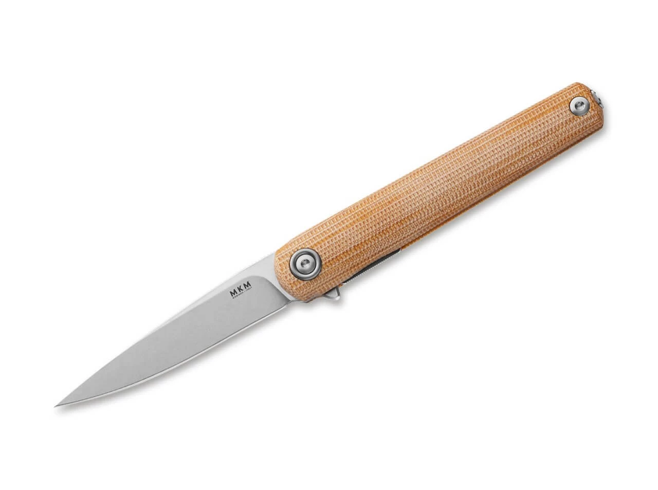 Flame Light Drop Point Micarta Natural 3 Flame Light Drop Point Micarta Natural