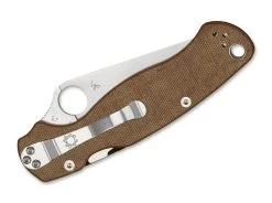 Spyderco Para Military 2 Brown Micarta CruWear -Messer Rabatt spyderco para military 2 brown micarta cruwear 01sp1137 2 1280x1280