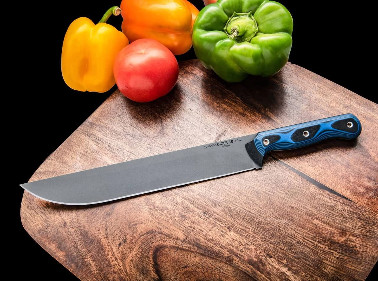 TOPS Knives Dicer 10 Slicer Blue 7 TOPS Knives Dicer 10 Slicer Blue – Bild 5