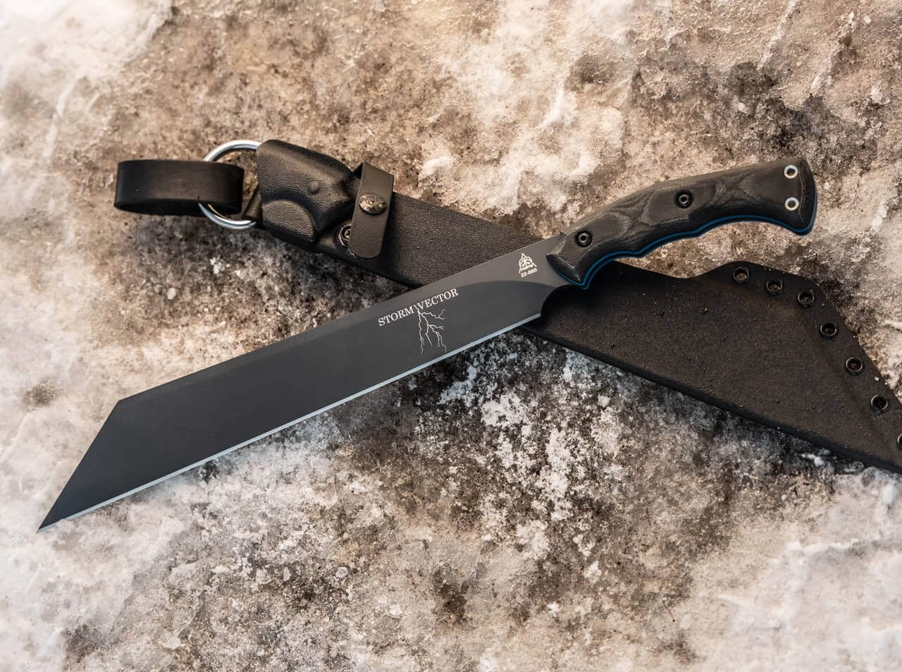 TOPS Knives Storm Vector Micarta Black 6 TOPS Knives Storm Vector Micarta Black – Bild 4