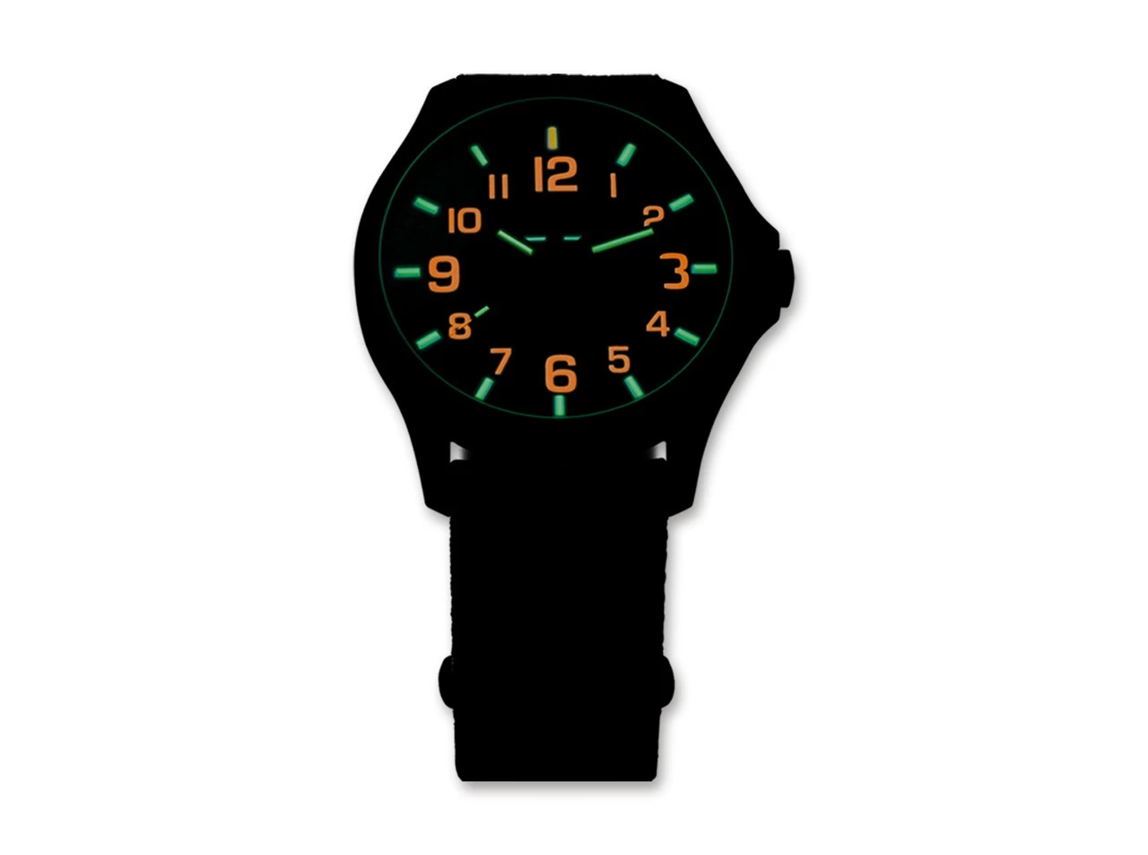 P67 Officer Pro Gunmetal Black & Orange Nato 4 P67 Officer Pro Gunmetal Black & Orange Nato – Bild 2