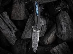 Beacon Damascus Titanium Black -Messer Rabatt we knife beacon damascus titanium black 01we715dam 9 1280x1280